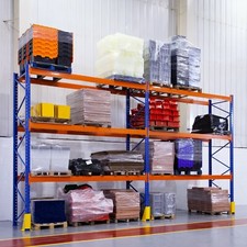 Pallet Racking Kit Holds 24 Pallets | 3956H x 6915W x 915D 3000KG per Level
