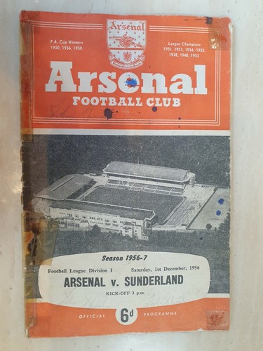 1956 arsenal sunderland - 1956/57,