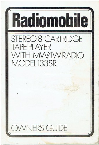 Radiomobile model 133sr - radiomobile,