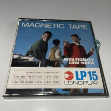 Vintage 1960s Aristona Magnetic reel to reel Tape LP15 Long Play high fidelity 