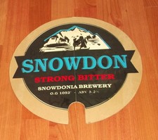 SNOWDONIA BREWERY..HEAVY DUTY CARD BARREL END.