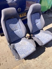 Volkswagen Transporter T4 Pair Of Front Seats Twin VW Bases