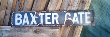 Vintage enamel street sign /