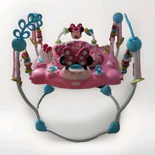 Bright Starts Minnie Mouse Besties Activity Jumper baby bouncer Disney pink
