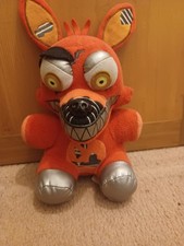 FNAF NIGHTMARE FOXY Red Plush Stuffed Toy Five Nights At Freddys Cawthon 8" 