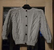 Newly Hand Knitted Ladies Aran