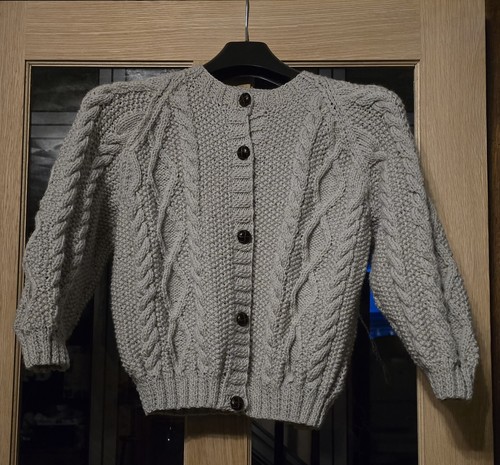 Newly hand knitted ladies - newly, aran