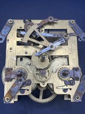Vintage Brass Clock Movement