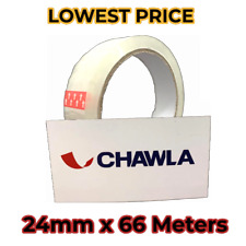 CLEAR TAPE ROLLS PARCEL PACKING SELLOTAPE 1" 24MM X 66M CELLOTAPE PACKAGING