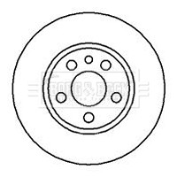 2x Brake Discs Pair Vented fits CITROEN SYNERGIE 1.8 Front 97 to 02 LFZ(XU7JP)
