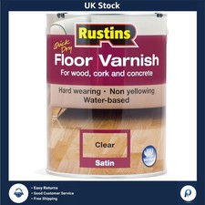 Rustins Satin Floor Varnish 5L