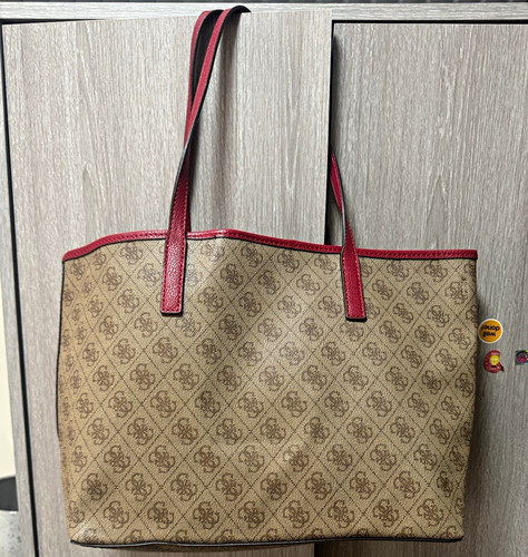 Guess beige logo print - guess,