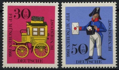 West germany 1966 - 1966, sg#1421-2