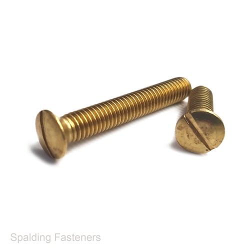 Brass slotted raised - brass,