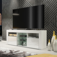 145cm White TV Unit Cabinet |