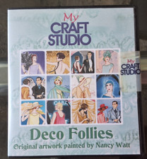 My Craft Studio Deco Follies - artwork by Nancy Watt - Paper craft CD