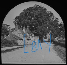 ELM TREE WOODBRIDGE SUFFOLK C1890 VICTORIAN Magic Lantern Slide PHOTO PUB / INN