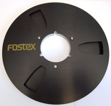 Fostex Branded 10.5in x 1/4in Reel To Reel Tape Recorder Take Up Reel Black Reel