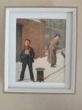 Pears Soap Advertising print  'The Snowball - Guilty Or Not Guilty'  FRAMED