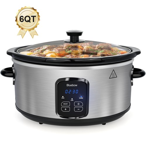 Bluebow slow cooker quart - bluebow, 6