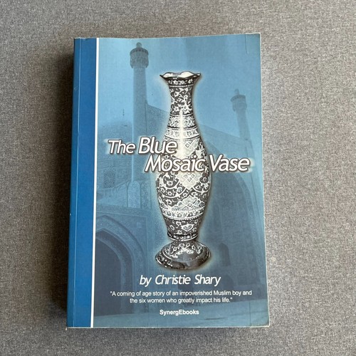The blue mosaic vase - mosaic, christie