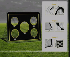 Football Soccer Goal for Children Folding Soccer Training Equipment 2 in1