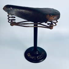 VINTAGE BROOKS SADDLE DISPLAY
