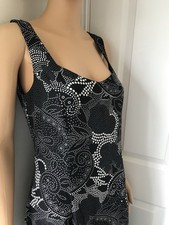 Autonomy black and white dress