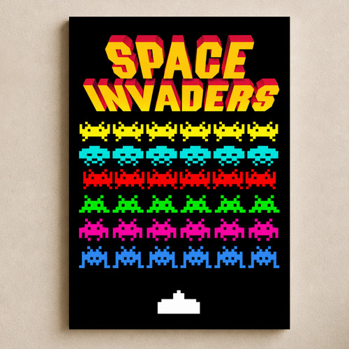 Space invaders retro vintage - invaders,