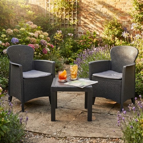 3pc rattan garden - 3pc, bistro