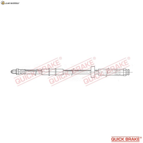 Brake hose 917 for - brake, 32.917