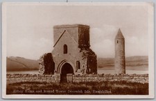 ENNISKILLEN Abbey Ruins & Round Tower, Devenish Isle, Unused Postcard