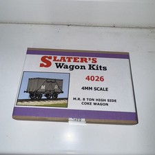 Slaters 4026 4mm Scale M.R. 8 Ton High Side Coke Wagon Plastic Kit 00 Gauge