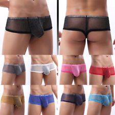 Mens Sexy See-through Boxer