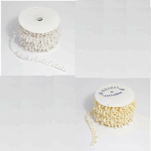 Pearl drop beading string trim - string,