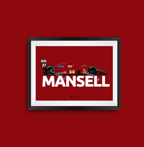 Nigel mansell ferrari 640 - nigel, f1