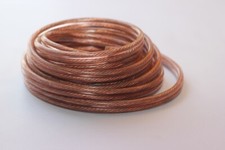  10 AWG ( 6mm) LONGMILL Pure OFC Speaker Cable LENGTH 10 FEET ( Very Thick  )