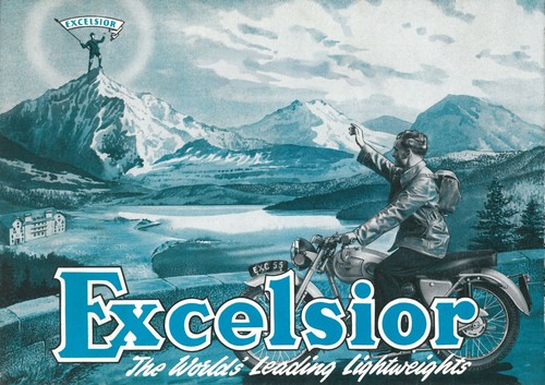 1955 excelsior motorcycles - 1955,