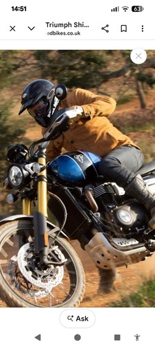 Triumph scrambler leather - triumph,