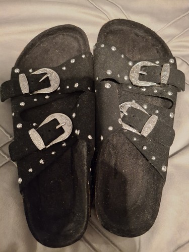 Ladies black flat - ladies, size