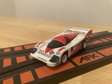 Tomy Afx Aurora slot car Ho Porsche 962 Kenwood turbo chassis AMAZING condition