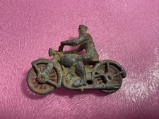 Very Old Army Dispatch Rider On Motorcycle By Britains (Br 911) I’m Not Sure  ?