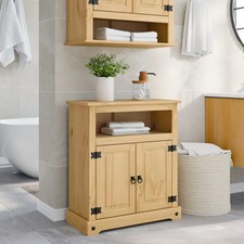 Solid Pine Bathroom Cabinet