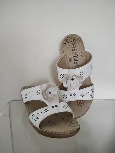 Softlites white floral - white, slip