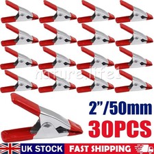 30PCS Metal Market Stall Spring Clamps Clips Tent Tarpaulin Awning Tarp Clip 2"