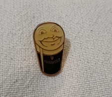 Vintage Guiness Pint Glass Enamel Pin Badge - VGC