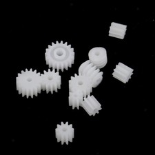 11pcs/set Plastic Gear Worm Cogs for Kids Stem Project Learning Toys Modeling