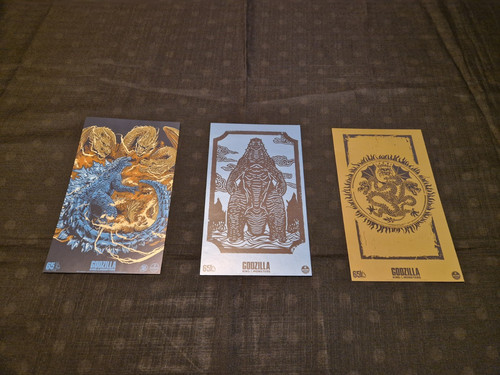 Godzilla art work prints - art, loot