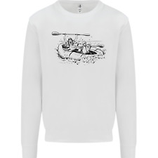 Dinghy Rapids White Water Rafting Whitewater Kids Sweatshirt Jumper