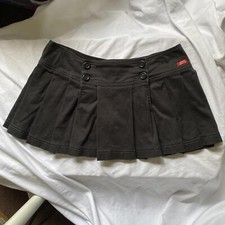 Rare vintage Miss Sixty pleated low waisted micro skirt